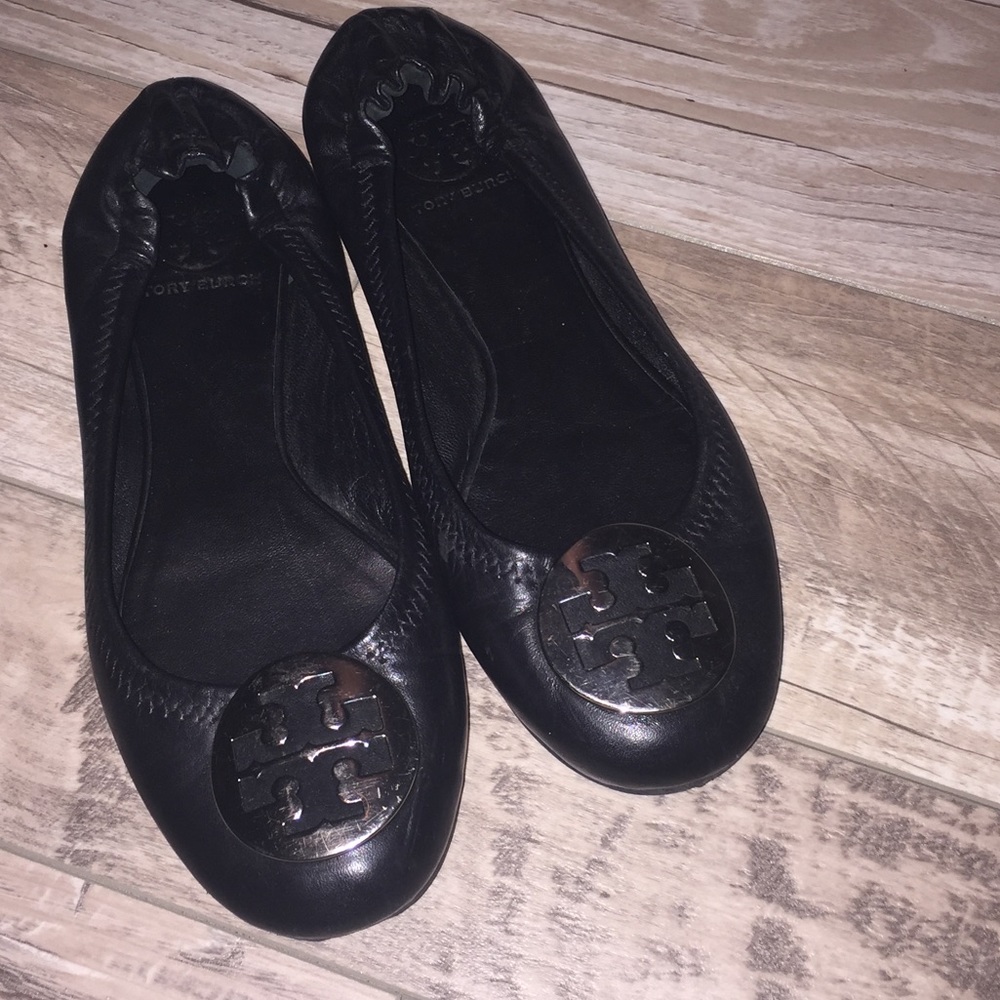 Tory Burch REVA black flats